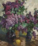 Evgeni Chuikov, Untitled, oil on board 95 x 77cm
