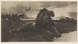Herbert Dicksee, Untitled, unframed; a third state proof of the same etching