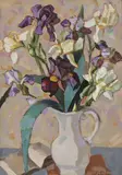 Vladimir Aldoshin, Untitled, oil on board 69 x 49cm