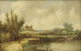 Alfred H. Vickers, Untitled, oil on canvas 20.5 x 30.5cm (2)