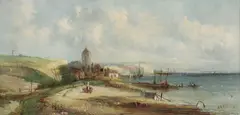 Alfred H. Vickers, Untitled, oil on canvas 31 x 61cm (2)