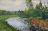 Jean-Franck Baudoin, Untitled, oil on canvas 38.5 x 55cm Provenance: Petley Fine Art