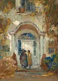 Anthony Thieme, Women in a doorway