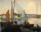 Wilson Henry Irvine, Harbor, Concarneau, Brittany