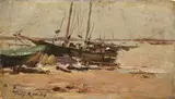 Irving Ramsey Wiles, Gravesend Bay, oil on panel