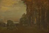 George Inness, Woodland and the Distant Valley