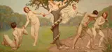 Kenyon Cox, The Fall, oil on canvas