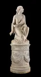 Randolph Rogers, Ruth gleaning, marble