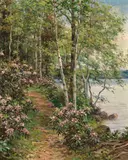 Louis Aston Knight, Mountain Laurel, Norfolk, oil on canvas