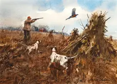 Arthur Shilstone, Gun Dogs; study for Gun Dogs (2)