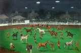 Paul Sample, Devon Horse Show, oil on canvas