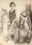 Howard Chandler Christy, Contemplating a fashion statement