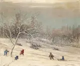 Johann Berthelsen, Sledding in Central Park