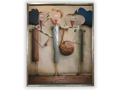 Josef Werner, Musicians, 1984 - 1985, Oil on canvas