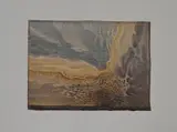 Siegfried Tragatschnig, Study Painting of Water, 1993, Watercolour, cardboard