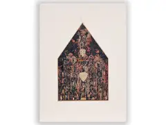 Pavla Mautnerová, The Sacred Space, 1986, Collage, cardboard