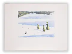 Čestmír Suška, Doggie, 1990, Lithograph on paper