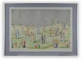 Milan Ressel, Garden Party, 2015, Coloured pencils, paper