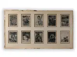 Frantisek Tichy, Illustrations for Vengeful Cantilena, 1948, Drypoint, paper