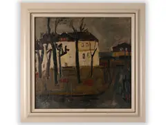 Josef Jira, Landscape, Second half of the 20th century, Oil on canvas