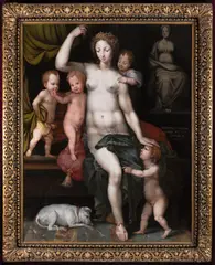 Vincent Sellaer, Allegory of Perfect Love, Around 1540, Oil on wood