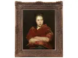 Wilhelm Leibl, A Girl with Her Arms Crossed, Around 1870, Oil on canvas