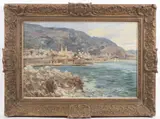 Jan Šafařík, A View of Monte Carlo, Around 1910, Oil on canvas