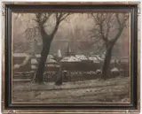 František Líbal, Prague Nocturne, 1923, Oil on canvas