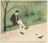 Milada Marešová, In a Park on a Bench