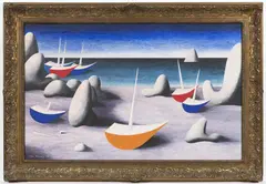 Jan Zrzavý, Queen of the Seas, 1948 - 1950, Tempera on plywood