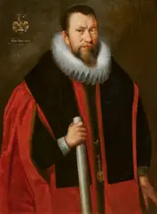 Franz Kessler, Porträt des Dr. Johann Michael von Cronenburg, 1633, Öl auf Holz