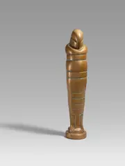 Hede Bühl, Kleine Stehende, 1973/74, Bronze, poliert