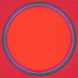 Lothar Quinte, Ohne Titel (Einladungskarte), 1973, Farbserigrafie auf leichtem Karton. Klappkarte