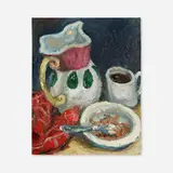 Chuck Connelly, Untitled (Still Life), 1995, oil on canvas board