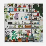 Large Shelf Still Life by Jonas Wood, 2017, offset lithograph on paper, sold Mar 2023