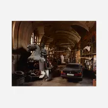 Andrew Moore, Old Sculptor's Studio, St. Petersburg, Russia, dye-coupler print on Fujicolor Crystal Archive