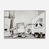 Ryan Travis Christian, Idealism (Unique), 2021, screenprint and flashe on paper