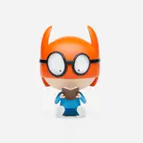 Edgar Plans, Juanín (Naranja), 2021, enameled bronze paperweight
