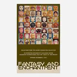 Alexander Girard, Fantasy and Enchantment exhibition poster, 1977, offset lithograph in colors