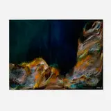 Paisaje imaginario by Leonardo Nierman, 1967, oil on panel, sold Mar 2023