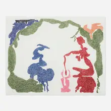 Texture Shaping by Monique Prieto, 2002, lithograph in colors, sold Mar 2023