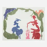 Monique Prieto, Texture Shaping, 2002, lithograph in colors