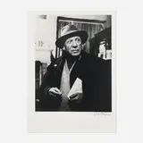 Lucien Clergue, Picasso au Chapeau chez l'Antiquaire, Arles