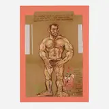 Palanca, Untitled, pastel on cardboard