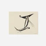 Untitled by Hilla Rebay, collage and ink on paper, sold Mar 2023