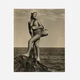 Yoshiyuki Iwase, Untitled (Statuesque Ama Diver), c. 1955, vintage gelatin silver print