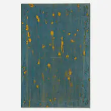 John Zinnser, A Gaseous Postulate in Blue, 1989, oil and enamel on canvas