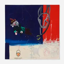 Thaddeus Strode, Deluxe, 1988, mixed media on pieced and hand-stitched canvas