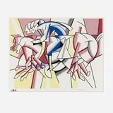 Roy Lichtenstein, Los Angeles 1984 Olympic Games poster, 1982, offset lithograph in colors