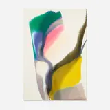 Phenomena Stone Strap by Paul Jenkins, 1975, Liquitex on Arches paper, sold Feb 2023
